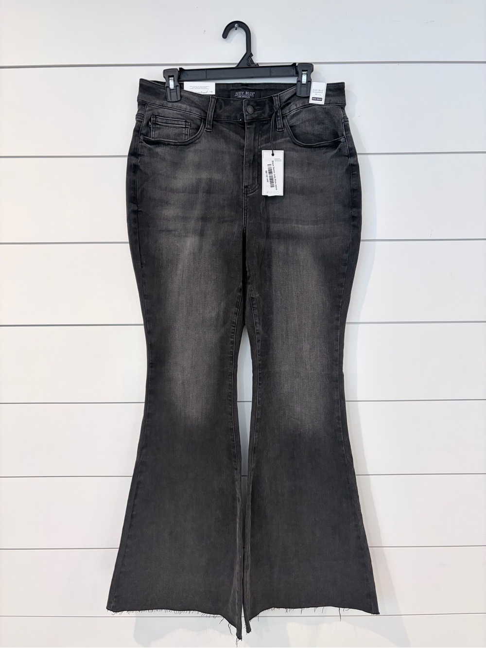 Judy Blue 14W Super Flare Black Jeans High Rise Western Boho Cowgirlcore